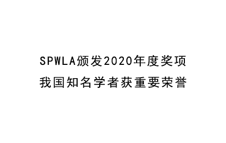 SPWLA颁发2020年度奖项，我国知名学者获重要荣誉